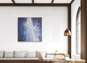 The Story About Plankton And the Bottom Of the Food Chain. - Heart Art Original- on white wall in living and dining space
